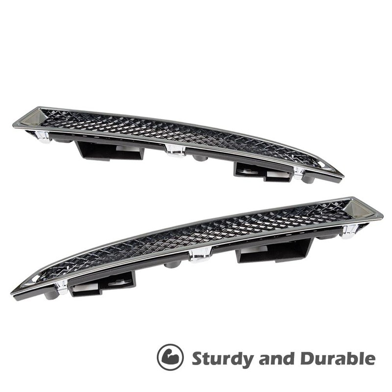 PIT66 Front Bumper Lower Grille Insert, Compatible With Ford Escape