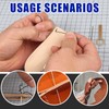 Glarks 15Pcs Sewing Awl Kit Portable Leather Stitching Repair Stitch