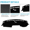 MAX COOL Dash Mat Dashboard Cover Non-slip Carpet Suitable for