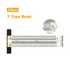 Ultra Accurate Marking T Ruler Stainless Steel Woodworking Scribing T