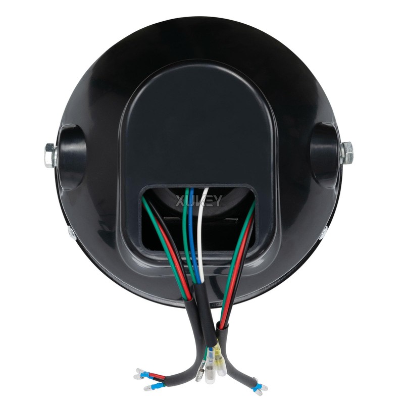 AUTOXBERT 7 Inch 35W Universal Motorcycle Headlight 12V H4 Round