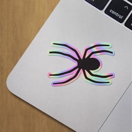 Holographic Decal Stickers of Animal Spider Premium Waterproof Vinyl Decal Stickers for Laptop Phone Accessory Helmet Car Window Mug Tuber Cup Door Wall Decoration ANDVER306359bHO