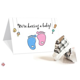 Blank Half Fold Greeting Cards - 8.5 x 5.5 Inch Heavyweight White Card Stock Paper - for Birthday, Wedding, Holiday, Anniversary Invitations, and All Occasions - Bulk Pack of 100 Cards