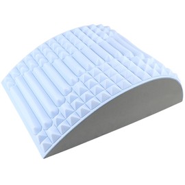 UPIQNG Back Neck Stretcher Neck Back Stretcher Pillow Posture Corrector Back Neck Support Relaxer Lumbar Stretcher Device for Lower Back Pain Relieve,Blue