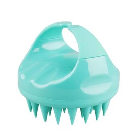 Generic Scalp Brush Massager - Scalp Scrubber Silicone - Bristles Exfoliate and Remove Dandriff - Massage Scalp - Hair Growth and Dandriff Removal - Wet or Dry Hair Brush for Scalp Care (Black)