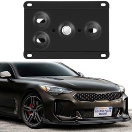 Steel Front License Plate Mount – No-Drill License Plate Bracket with Anti-Theft Screws Compatible with Acura MDX 2022-2024 4th gen,ZDX 2010-2024，Install in Seconds