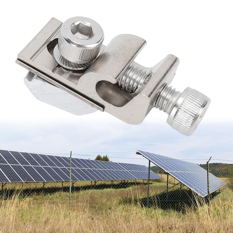 10 Pcs Standard Solar Grounding Lugs Solar Panel Ground Wire