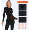 ATTRACO Thermal Top and Bottom for Women Ribbed Thermal Skiing