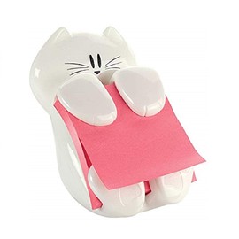 Post-it Pop-Up Note Dispenser Cat Shape, 3 x 3, White