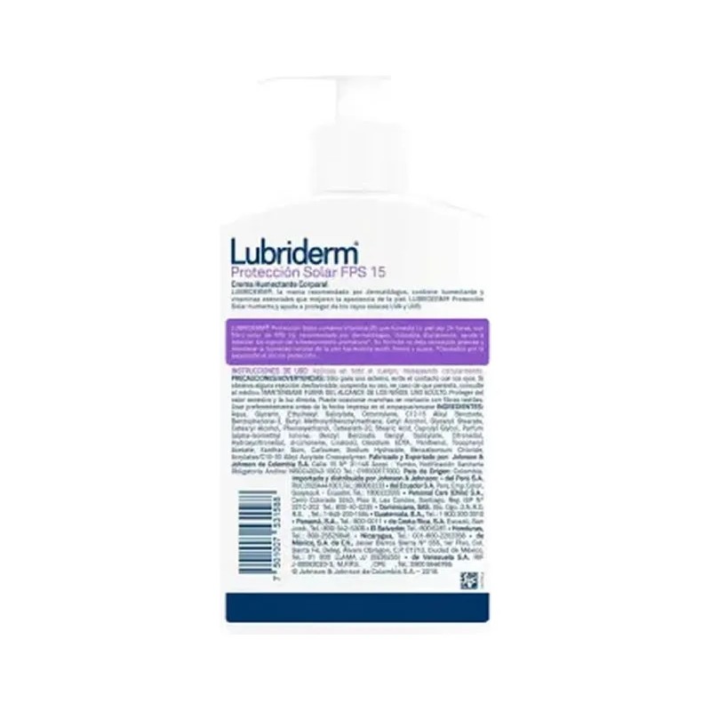 Lubriderm Crema Corporal Protectora Protección Solar 946