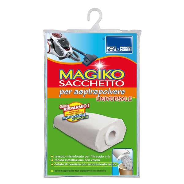 Parodi & Parodi MAGIKO Reusable Universal Vacuum Cleaner and Bag,