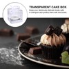 DOITOOL Individual Cupcake Containers, 12Pack Clear Cupcake Boxes Single Cupcake