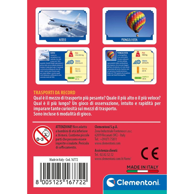 Clementoni RECORD PLAYING CARDS