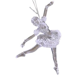 TERNCOEW Festival Ballet Girl Hanging Charm Acrylic Christmas Tree And Car Interior Decoration Decorative Pendant For Indoor