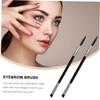 Minkissy 2sets Eyebrow Makeup Kit Lash Curling Brush Spoolie Aluminum