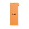 Rhodia Staplebound Orange - Graph 3 x 8.25 Notepad - R8200