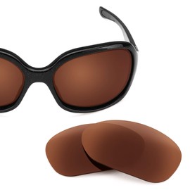 Revant Replacement Lenses Compatible With Oakley Pulse, Polarized, Dark Brown