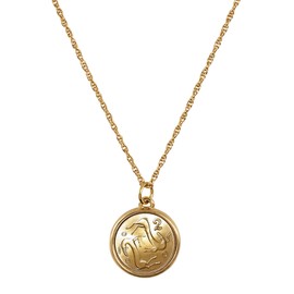 American Coin Treasures Two Goats Coin Pendant Necklace