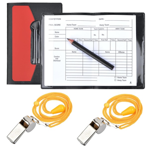 hongmo Referee Set Football Referee Cards Set Referee Set with