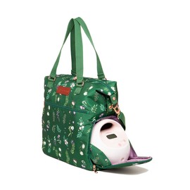 Sarah Wells Lizzy Breast Pump Bag - Compatible with Spectra, Medela, and More - Insulated Cooler Pocket (Olive You)