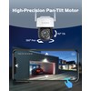 SANNCE Security Camera Wireless 4MP, 350° Pan 90° Tilt 16x