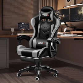 Comfortable and Soft Stylish Gaming Chairs, Height Adjustable, Gamer Chairs for Adults Ergonomic Computer Chairs for Teens, Racing Style PC Office Chairs with Lumbar Support.
