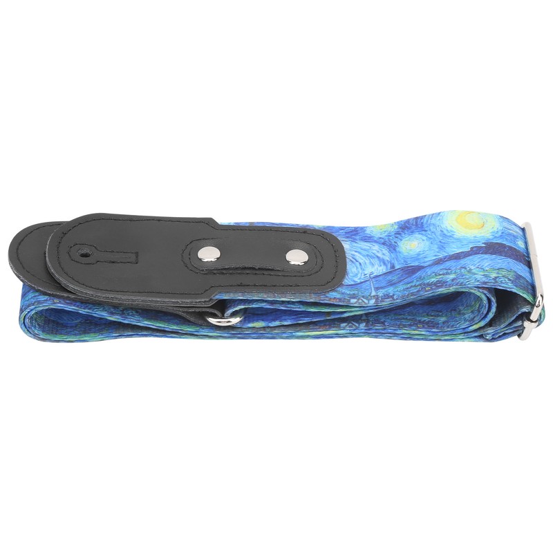 Nylon Guitar Strap Breathable Musical Instrument Accessories for Folk/Electric Guitar
