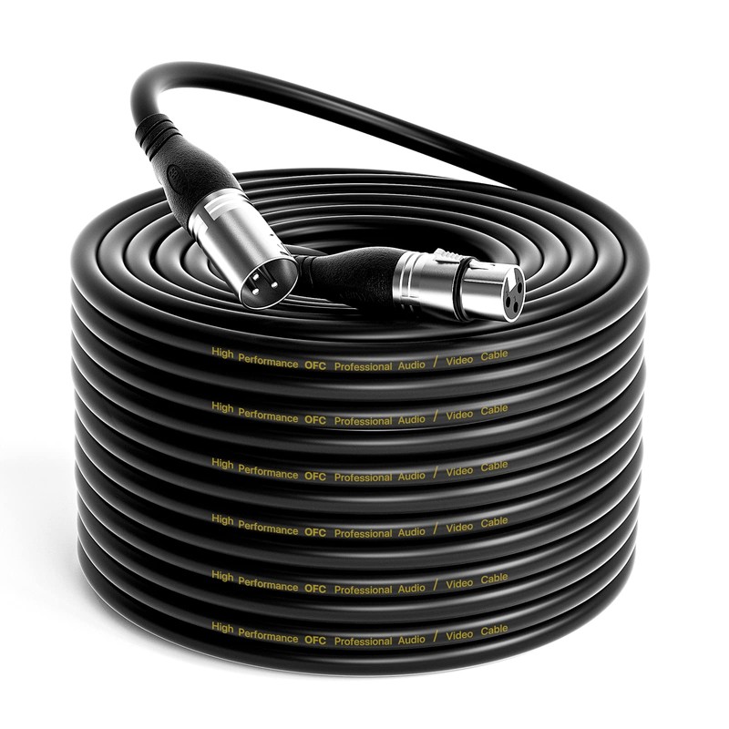 EBXYA XLR Cable 150ft - Premium Balanced Microphone Cable with