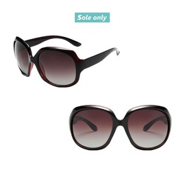 $ole only UV400 Sole-Only Sunglasses, Small Face Effect, Large, Eyewear for Driving, Backlight, Sunglasses Case, Fashionable, Stylish, Black, Brown, Men's, Women's, Unisex, brown (brown lens)