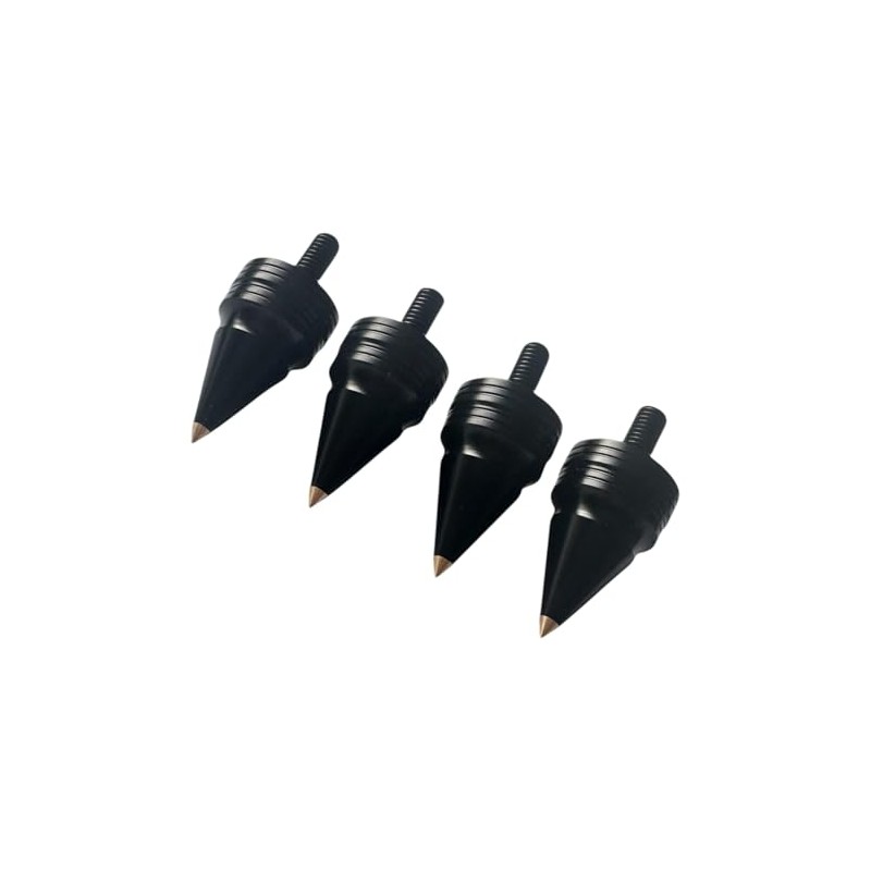 Precisiongeek - Large Aluminum Anodised Black Speaker Spikes M8 x