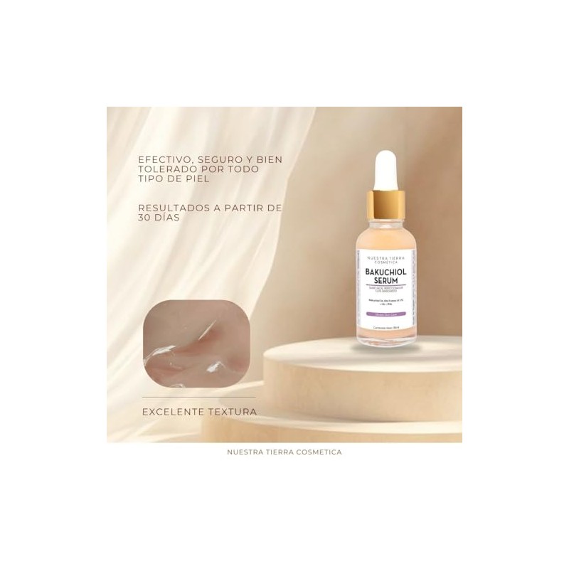 Bakuchiol Serum En Gel Fito-Retinol Elimina Manchas y Arrugas 35ml