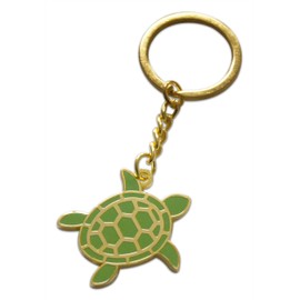 Novel Merk Turtle Ocean & Sea Creatures Enamel Keychain with Key Ring (Turtle, 1)