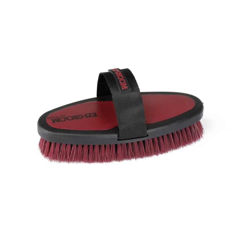 Shires 1397 Ezi-Groom Grip Body Brush Forest