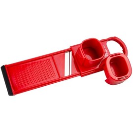 Hutzler 718 Garlic Slicer and Shredder, Red