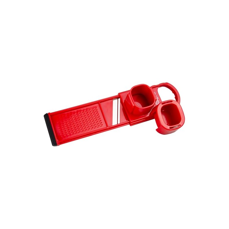 Hutzler 718 Garlic Slicer and Shredder, Red