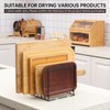 QSYZanZan Cutting Board Holder Stand(1-Pack),Cabinet cutting board organizer,Kitchen Cabinet Organizer