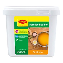 Maggi Vegetable bouillon o.k.A. immediately soluble, spicy vegetable flavour, pack of 1 (1 x 800 g gastro box)