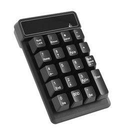 RaceGT Bluetooth Number pad, 19-Keys Wireless Numeric Keypad, Portable Mini Multi-Function Accounting Number Keypad Keyboard Extensions for Laptop/Desktop/Notebook