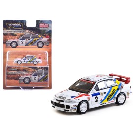 DCD Mitsubishi Lancer Evolution III #2 Diecast Toy Kenneth Eriksson Staffan Parmander 1995 Hong Kong-Beijing Rally Winner