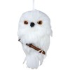 Kurt S. Adler YAMC2220 Hanging Owl Ornament with Branch, White,