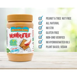 WOWBUTTER Spread Toasted Soy Creamy, 500 GR