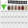TOEKSIX 4oz Glass Mason Spice Jars 30 Pack, Empty Round