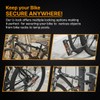 Heavy Duty Bike Lock U-Lock with 5ft Steel Cable -