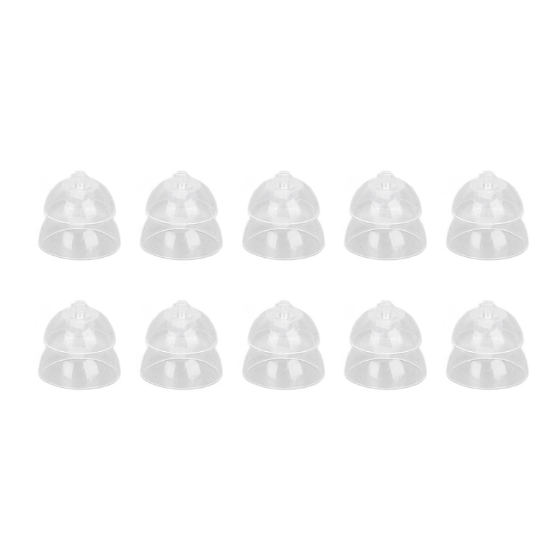 10Pcs Sound Amplifier Tips Silicone Anti Static Noise Reduction Double