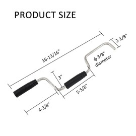 QZATTCAEN Stainless Steel Strap Winder for Flatbed Truck Roller for Winding Winder Cargo Trailer Winding Tool for Flat Bed Winch Winder for Winch Straps,2 Pack