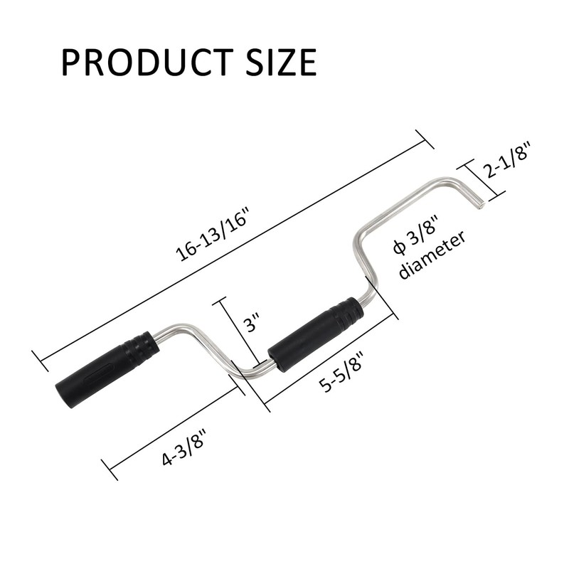 QZATTCAEN Stainless Steel Strap Winder for Flatbed Truck Roller for