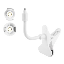 Lonnky 7.1" Flexible Baby Monitor Mount, Compatible with HelloBaby, Vtech VM901, VM919HD, Eufy Spaceview, ANMEATE SM935E & More, Adjustable Clip for Crib & Wall, No Tools Required