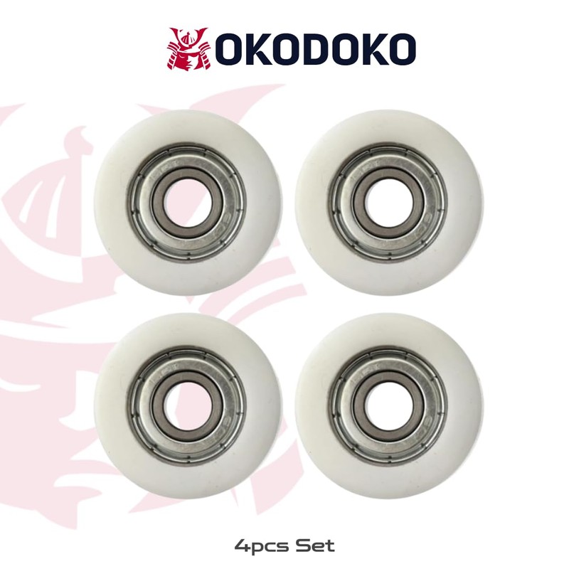 4pcs 8 x 32 x 12mm Roller Idler Bearing Pulley