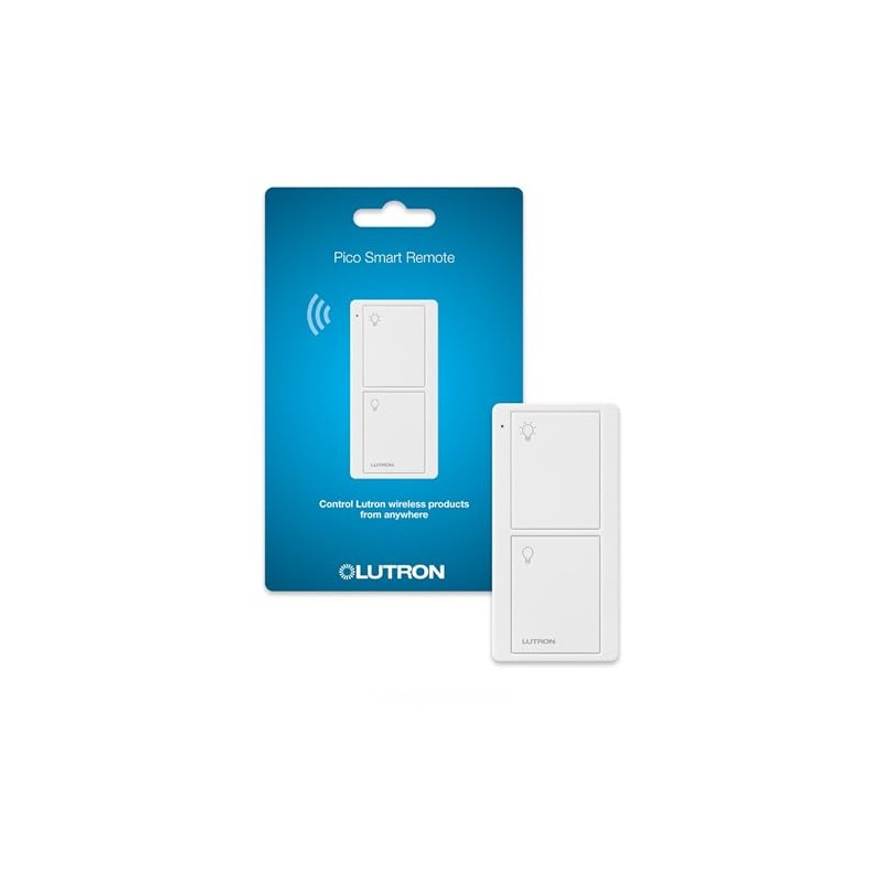 Lutron Pico Remote for Caseta Smart Switch, 2-Button Control ,
