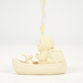 Department 56 Snowbabies Celebrations Canoe for Two Hanging Ornament, 2.36 Inch, Multicolor